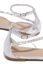 Load image into Gallery viewer, Silver-Tone Sandals