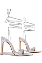 Load image into Gallery viewer, Silver-Tone Single Sole Heels