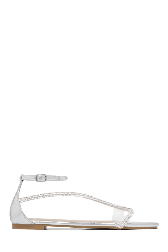 Load image into Gallery viewer, Silver Embellished Sandal