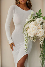 Load image into Gallery viewer, Long Sleeve White Dress