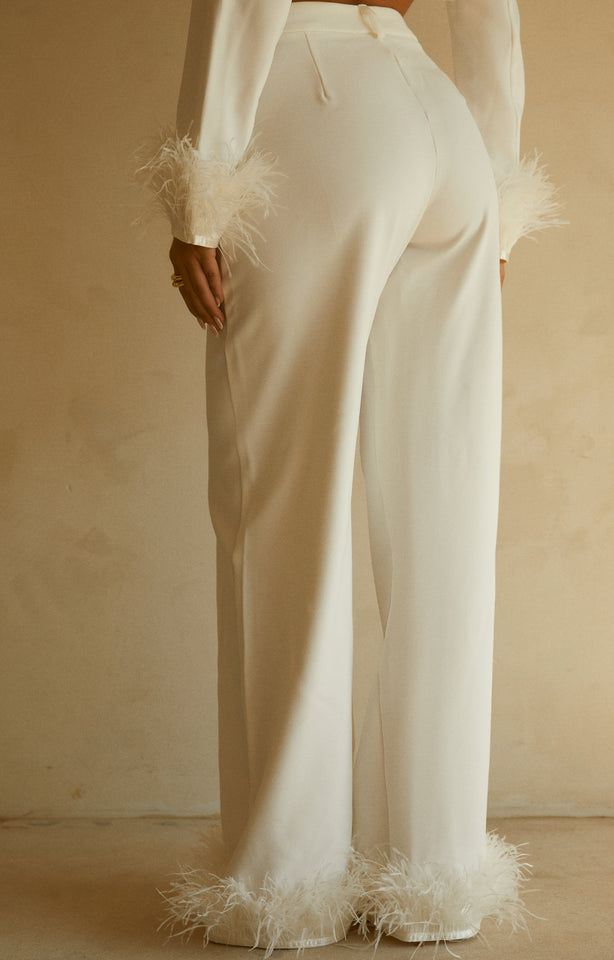 Load image into Gallery viewer, White Knit Blazer Set