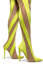Load image into Gallery viewer, Yellow And Nude Boots