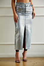 Load image into Gallery viewer, Metallic Maxi Skirt
