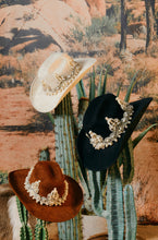 Load image into Gallery viewer, Selena Embellished Western Hat - Brown
