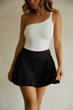 Load image into Gallery viewer, White Bodysuit with Black Skirt
