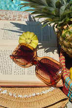 Load image into Gallery viewer, Sunny Beaches Oversized Sunglasses - Tan
