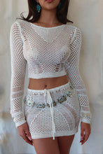 Load image into Gallery viewer, Aubrey Two Piece Skirt Set - Ivory
