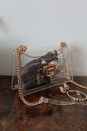 Tiffany Clear Chain Crossbody Bag - Clear