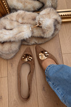 Load image into Gallery viewer, Nicole Pointed Toe Flats - Nude
