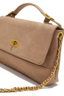 Claire Quilted Shoulder Bag - Nude
