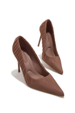 Load image into Gallery viewer, Raquel Mesh Pointed Toe Pumps - Blush
