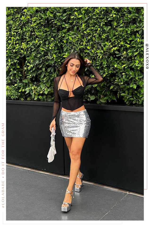 Load image into Gallery viewer, Sequins Silver Mini
