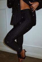 Load image into Gallery viewer, Ava Embellished Legging - Black
