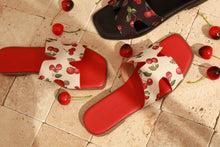 Load image into Gallery viewer, Cherry Baby Slip On Sandals - Red
