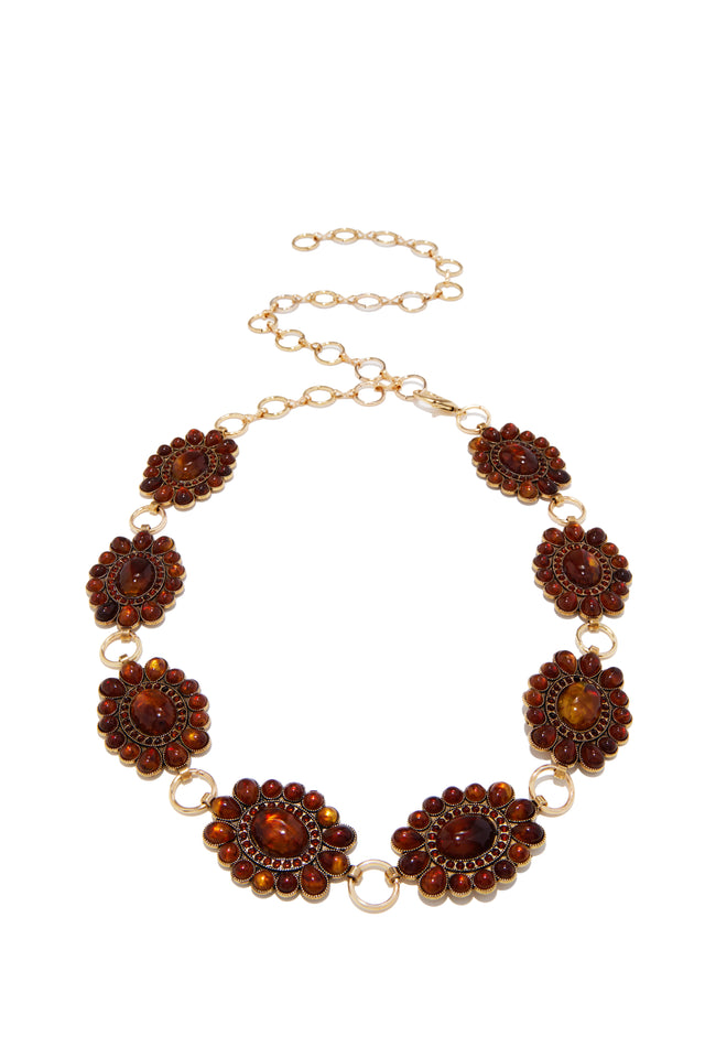 Load image into Gallery viewer, Riley Pendant Chain Belt - Gold
