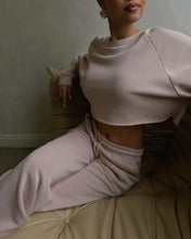 Load image into Gallery viewer, Cozy Moments Crop Sweater - Nude
