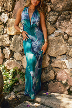 Load image into Gallery viewer, Palmeras - Navy Print

