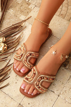 Load image into Gallery viewer, Tulum Slip On Sandals - Tan
