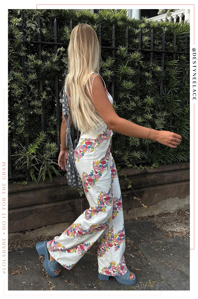 Load image into Gallery viewer, Tropicana Top - White Print
