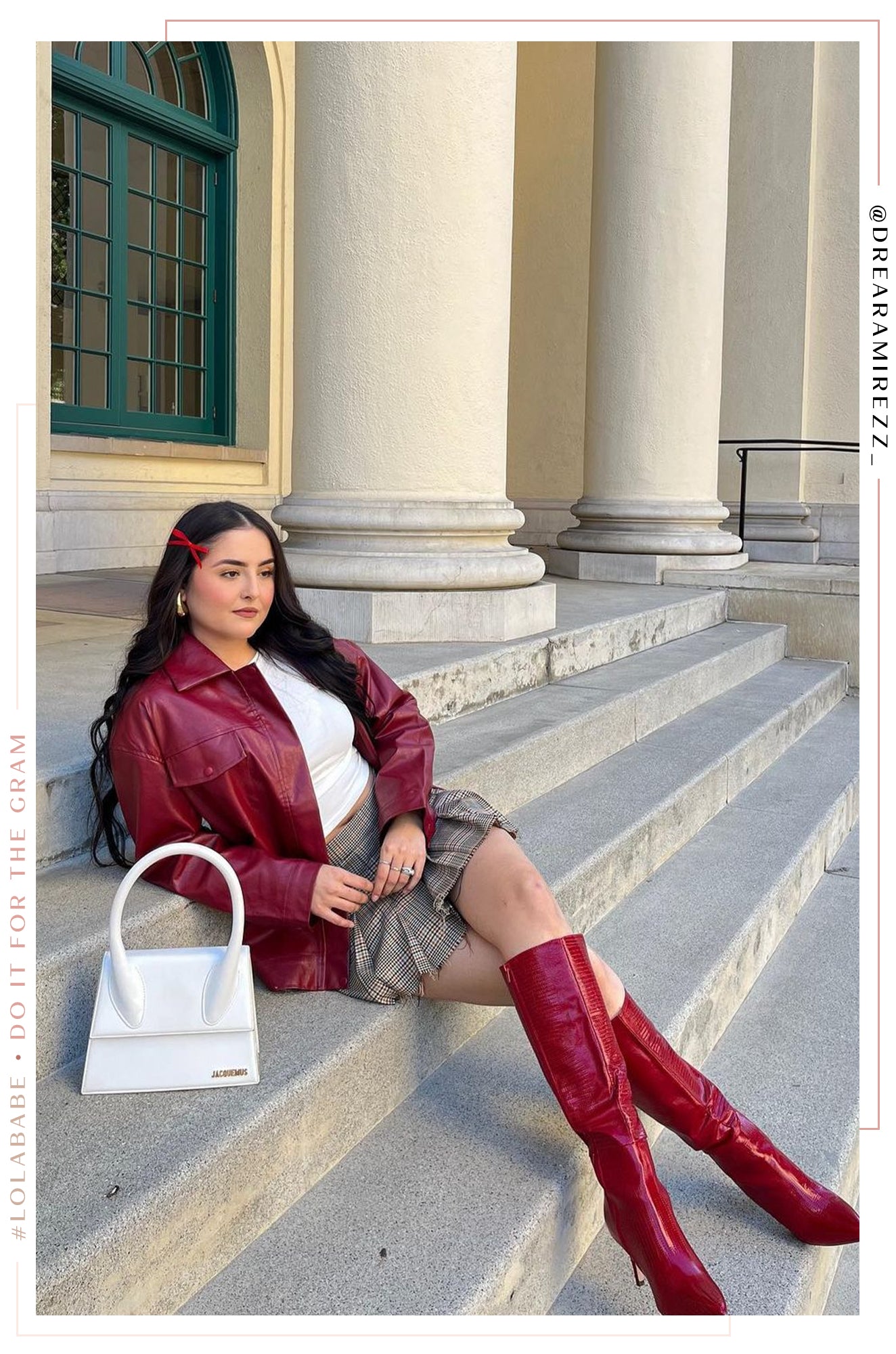 Giaro Shiny High Boots Giaro BRANDY RED SHINY KNEE BOOTS Giaro