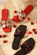Load image into Gallery viewer, Cherry Baby Slip On Sandals - Red
