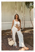Load image into Gallery viewer, Halley Two Piece Pant Set - Cream
