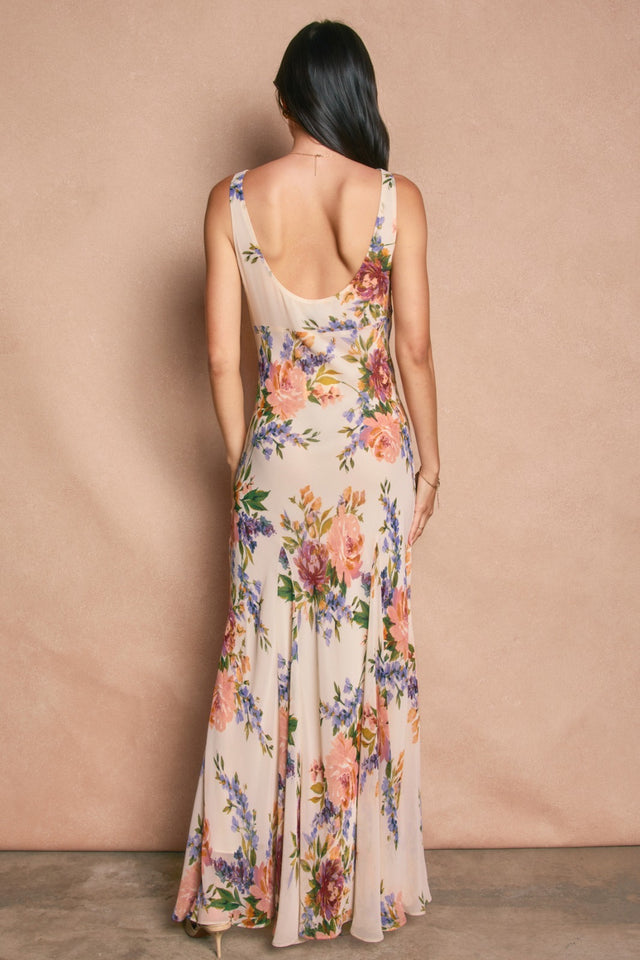 Load image into Gallery viewer, Floral Romance Sleeveless Maxi Dress - Floral Multi
