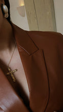 Load image into Gallery viewer, Levina 18k Gold Plated Cross Necklace - Gold
