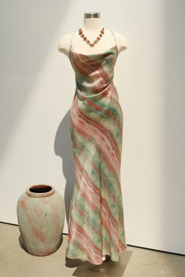 Load image into Gallery viewer, Serine Maxi Dress - Sage Multi
