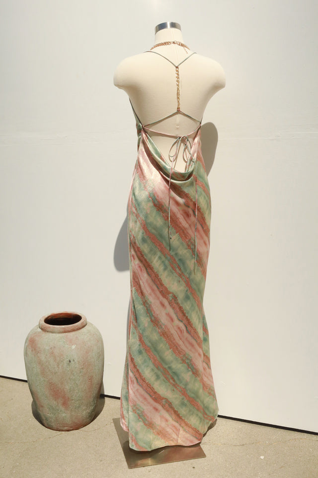Load image into Gallery viewer, Serine Maxi Dress - Sage Multi

