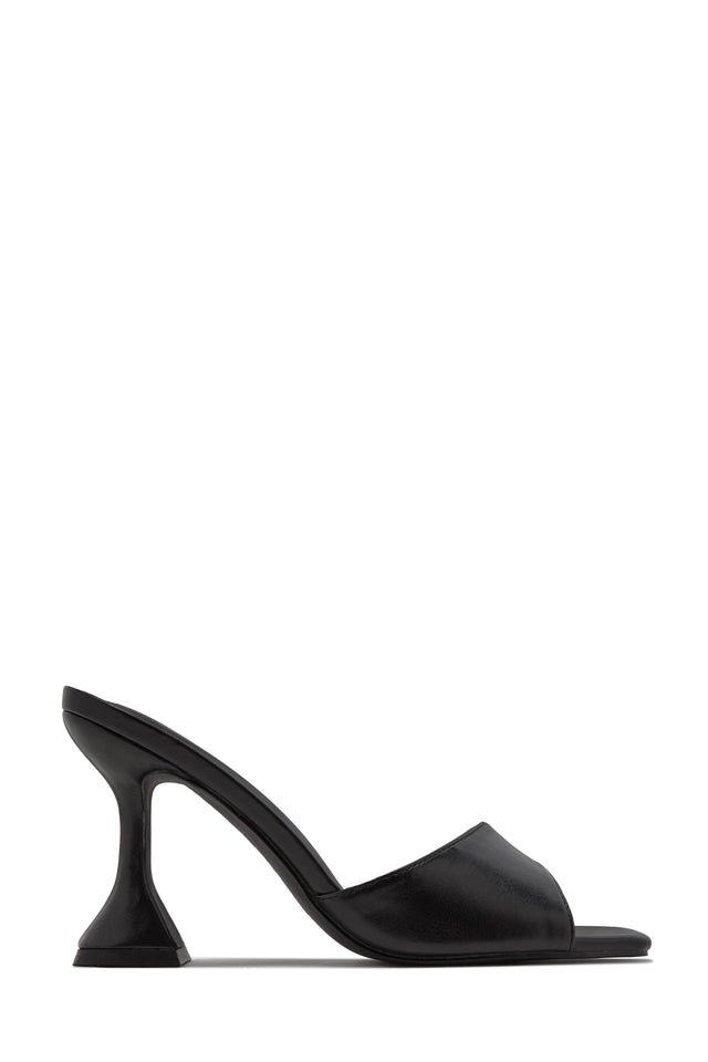 Load image into Gallery viewer, Jayne Mid Heel Mules - Black
