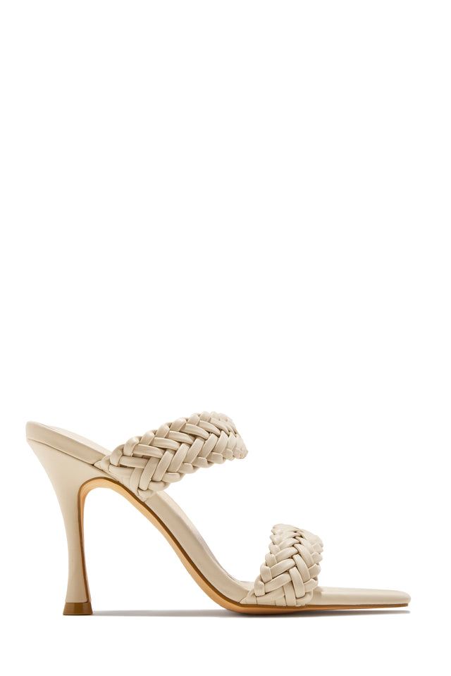 Load image into Gallery viewer, Allona Braided Strap Mules - Cream
