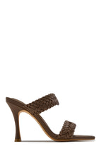 Load image into Gallery viewer, Allona Braided Strap Mules - Brown
