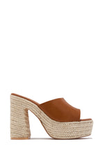 Load image into Gallery viewer, Zuleyma Platform Espadrille Heel - Tan
