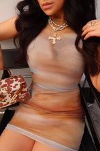 Load image into Gallery viewer, Alexxis Mini Dress - Brown

