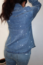 Load image into Gallery viewer, New Obsession Embellished Shacket - Denim

