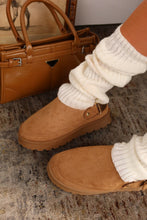 Load image into Gallery viewer, Let&#39;s Get Cozy Slip On Flats - Tan
