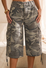 Load image into Gallery viewer, Kami Camo Cargo Jorts - Camouflage
