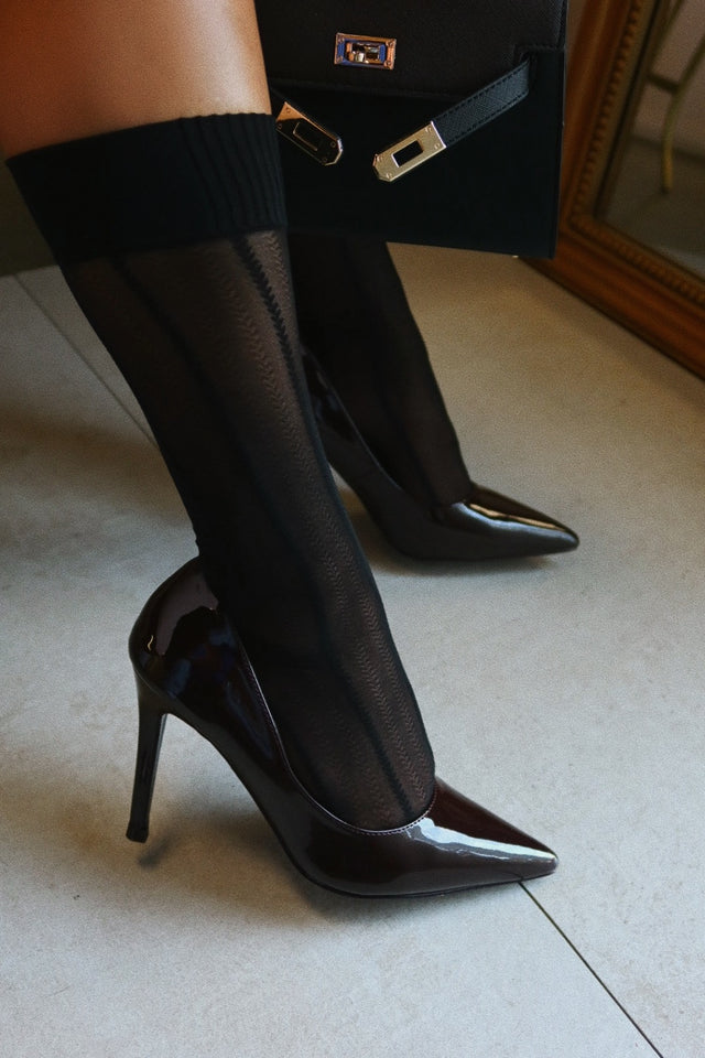 Load image into Gallery viewer, Kylan Heel Pumps - Black
