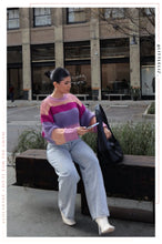 Load image into Gallery viewer, Cozy Season Long Sleeve Cropped Sweater - Multi
