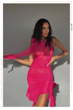Load image into Gallery viewer, Women Standing in Pink Dress
