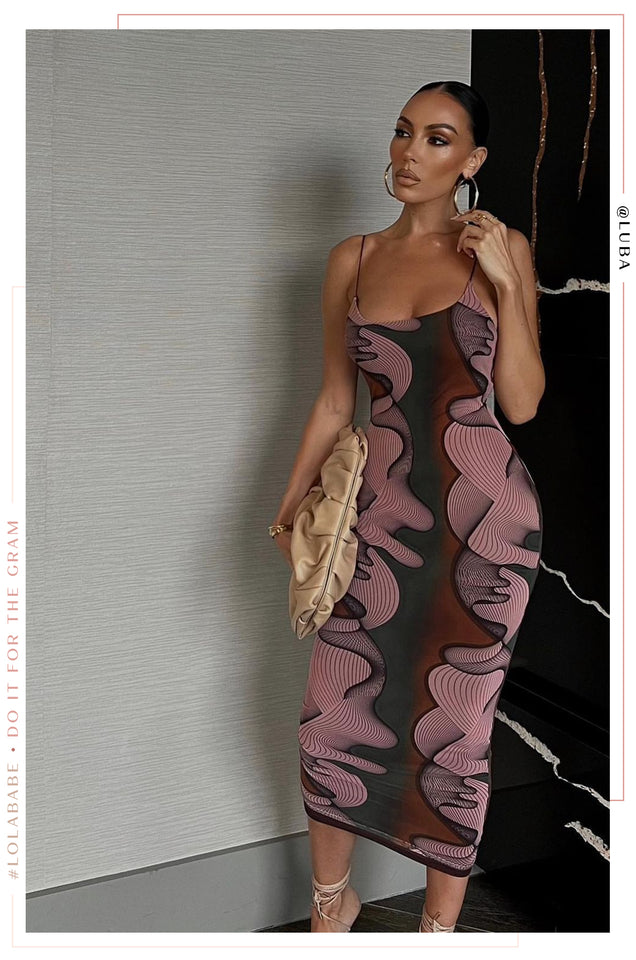 Load image into Gallery viewer, Multi Print Maxi Dress
