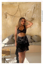 Load image into Gallery viewer, See You Tonight Two Piece Lace Set - Black
