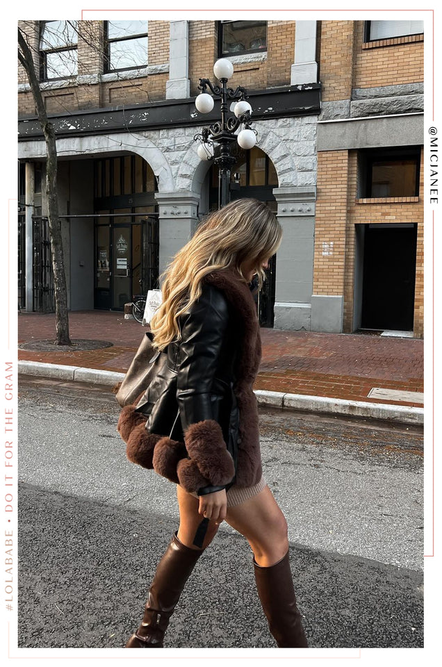 Load image into Gallery viewer, Kezia Faux Fur Coat - Brown
