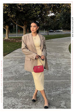 Load image into Gallery viewer, Yellow Rib Knit Dress
