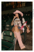 Load image into Gallery viewer, Abby Cowgirl Boots - Pink
