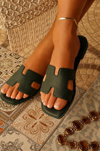 Load image into Gallery viewer, Elara Slip On Sandals - Emerald
