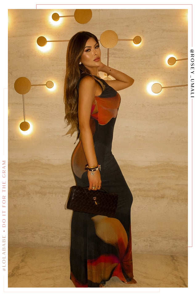 Load image into Gallery viewer, Away On Vacay Maxi Dress - Black
