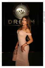 Load image into Gallery viewer, Eviana Off The Shoulder Midi Dress - Pink

