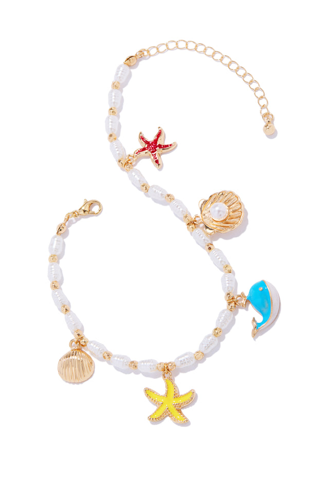 Load image into Gallery viewer, Malie Charm Anklet - Multi
